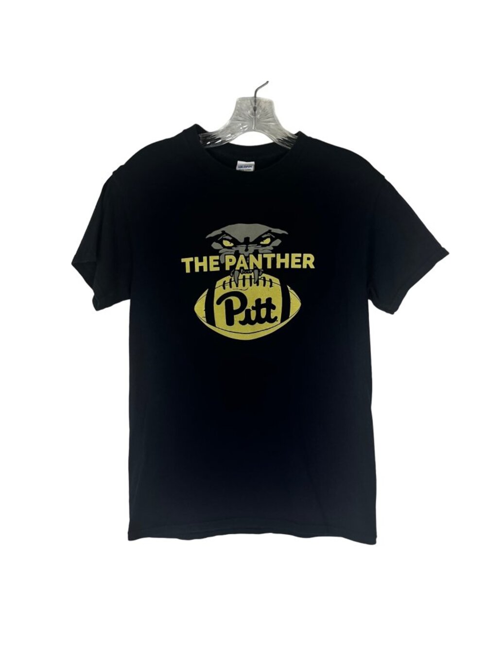 The Panther Pitt TShirt Mens Small Black Gold Fanwear Pitt Panthers Fanwear